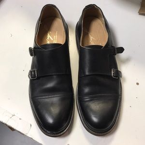 Frye monk double strap loafers. Size 7.5